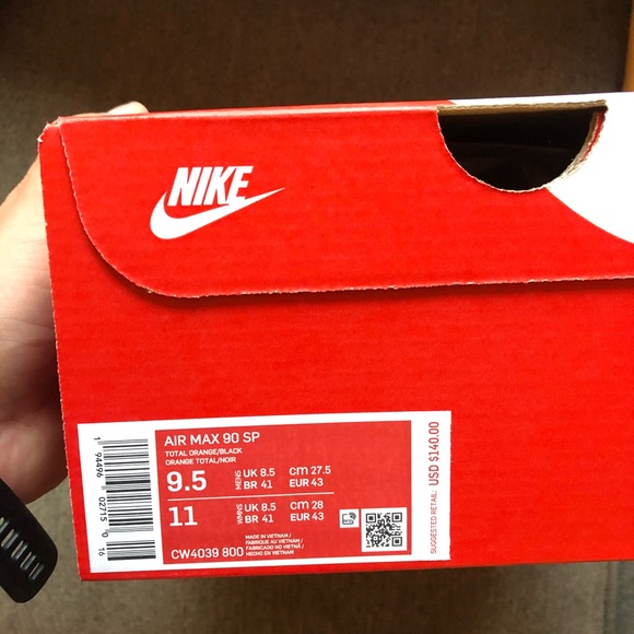 Nike Air Max 90 SP Orange Duck Camo AM90 - Picture 4 of 7